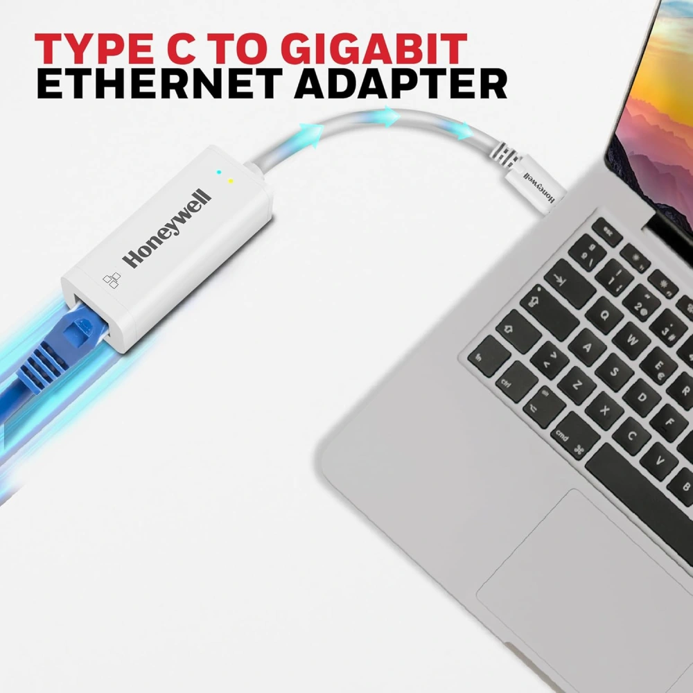 Honeywell Type C To LAN Converter Giga 3.1 1000 MBPS (Open Box) view 2
